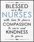 Posterizer 1 pcs-Blessed Are The Nurses With Love To Share-Science & Medical Art-Motivational & Inspirational Art- Decor for Doctors, medical Offi...